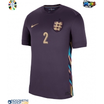 Moški Nogometni dresi Anglija Kyle Walker #2 Gostujoči EP 2024 Kratek Rokav